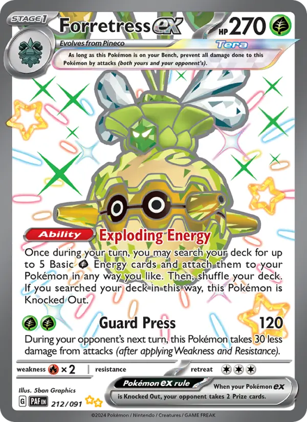 Forretress ex card