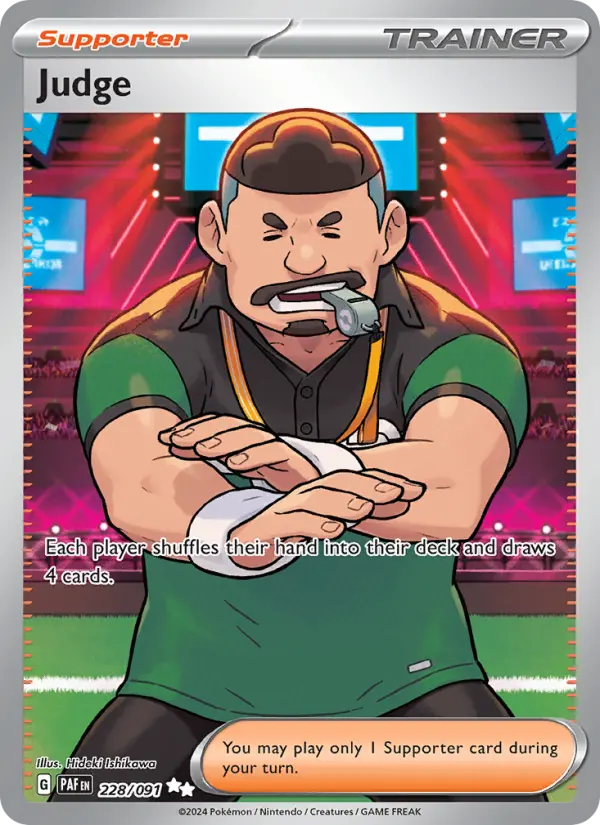 Judge card
