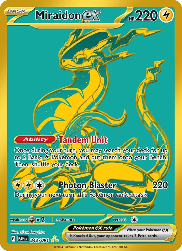 Miraidon ex card