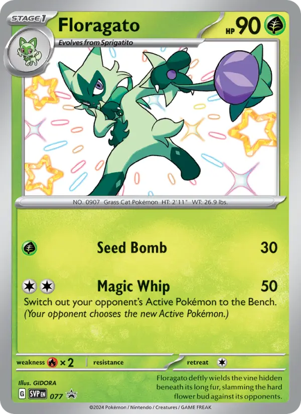 Floragato card
