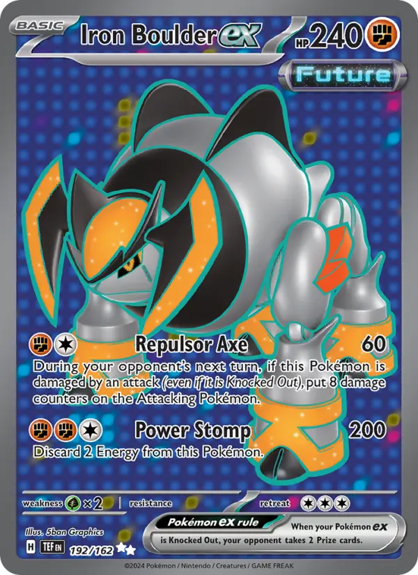 Iron Boulder ex card