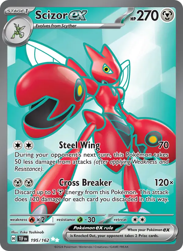 Scizor ex card