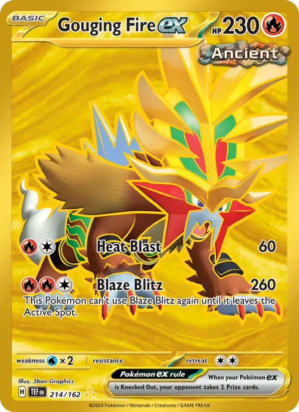 Gouging Fire ex card