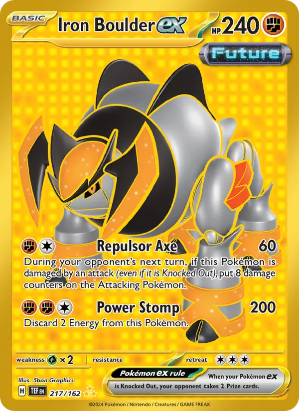 Iron Boulder ex card