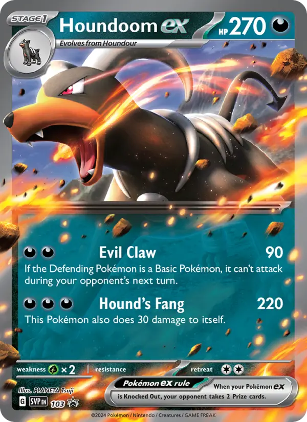 Houndoom ex card