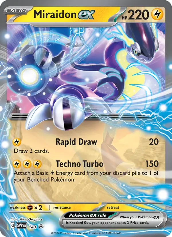 Miraidon ex card