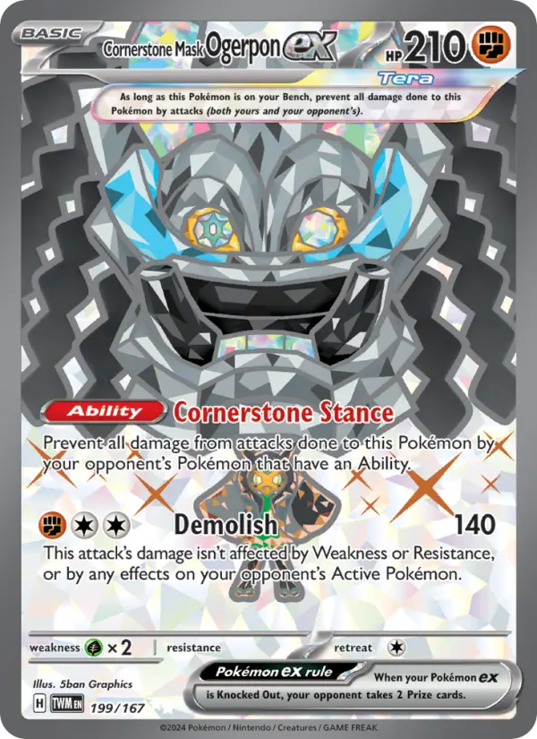 Cornerstone Mask Ogerpon ex card