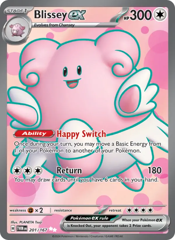 Blissey ex card