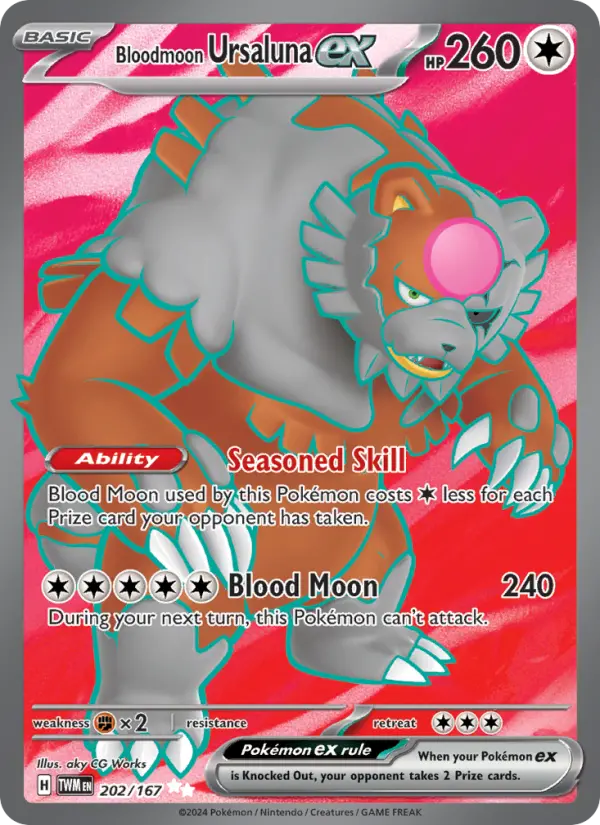 Bloodmoon Ursaluna ex card
