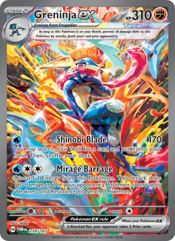 Greninja ex card