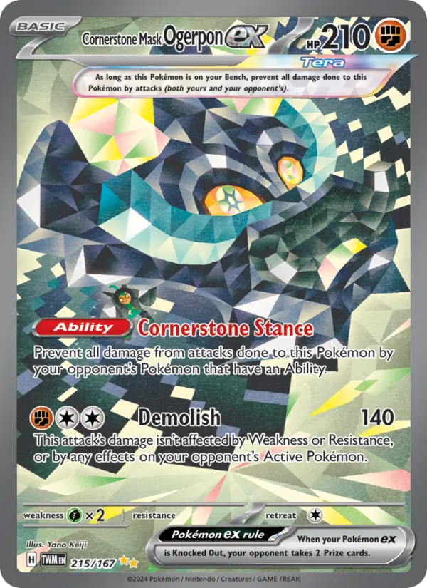 Cornerstone Mask Ogerpon ex card