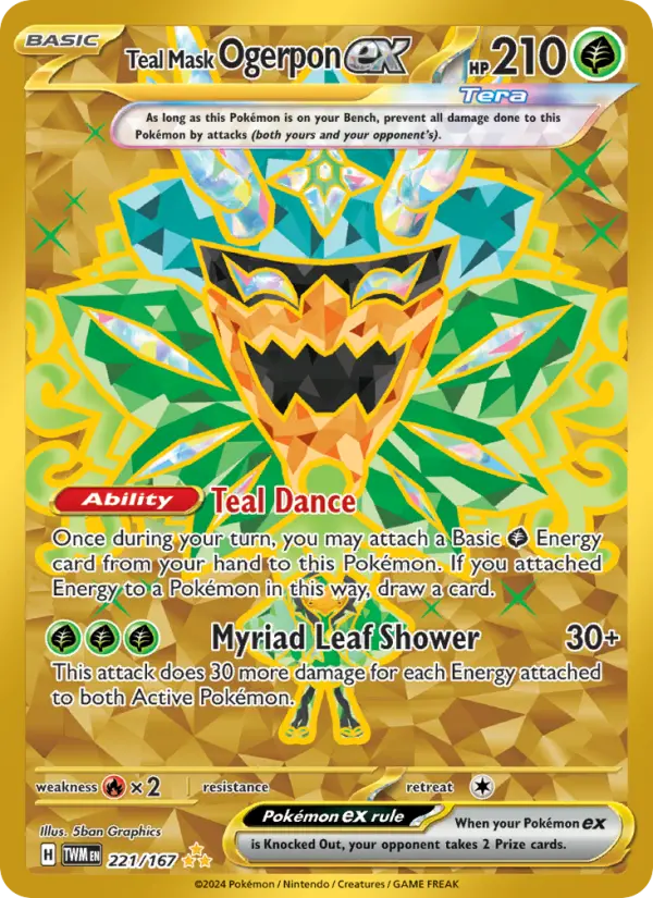 Teal Mask Ogerpon ex card