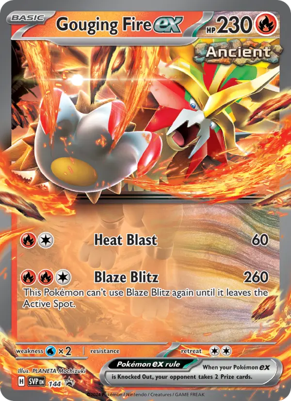 Gouging Fire ex card