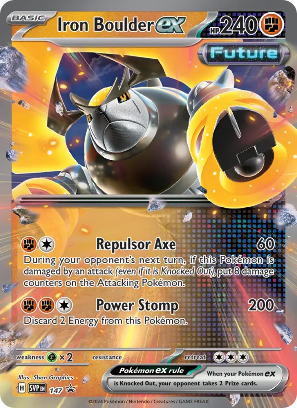 Iron Boulder ex card