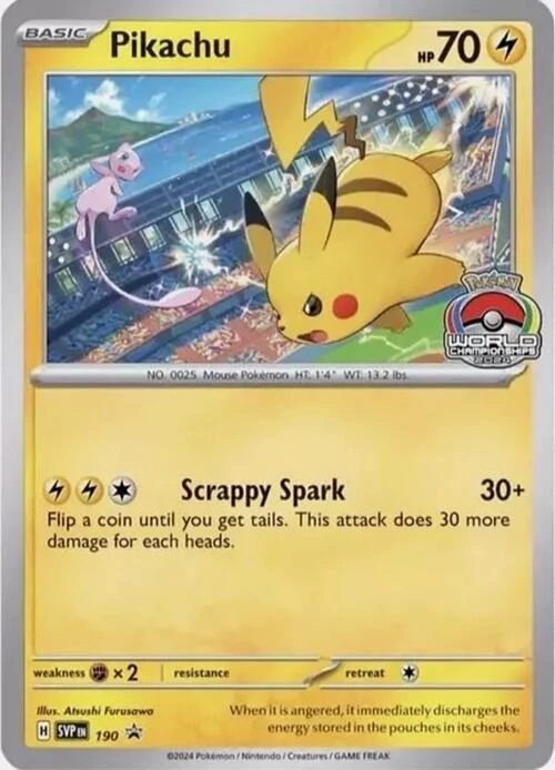 Pikachu card