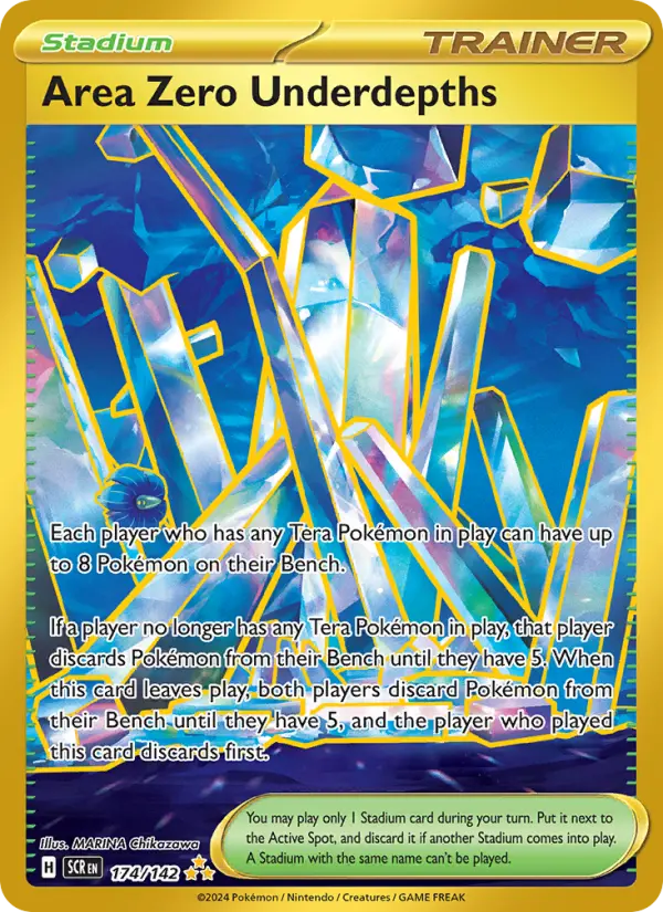 Area Zero Underdepths card