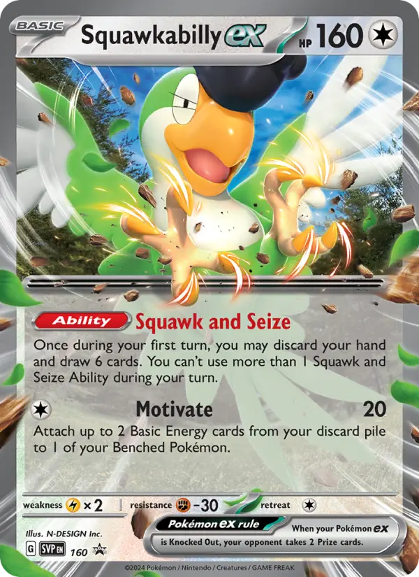 Squawkabilly ex card
