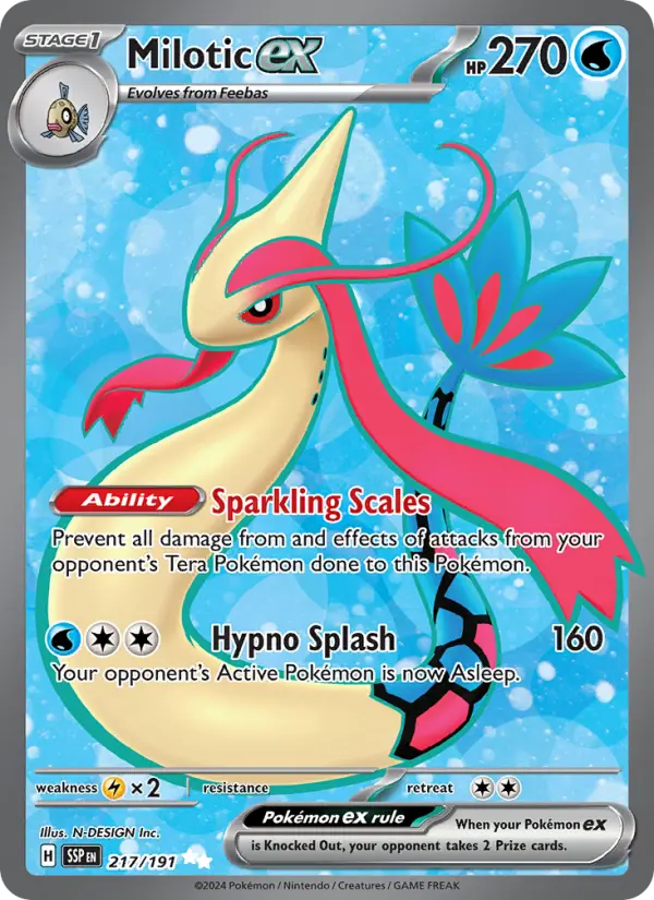 Milotic ex card
