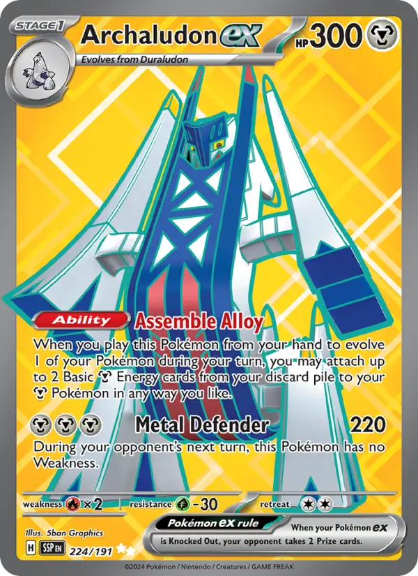 Archaludon ex card