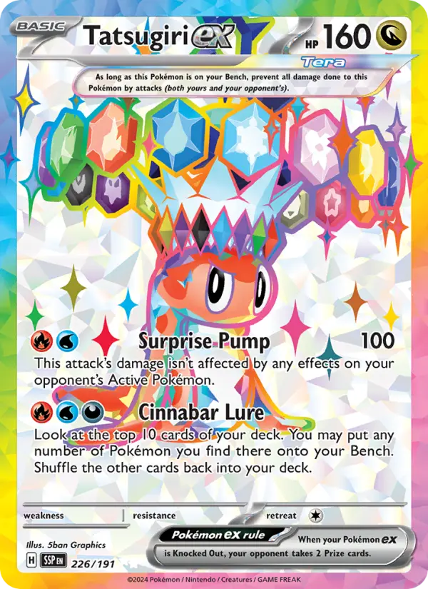 Tatsugiri ex card
