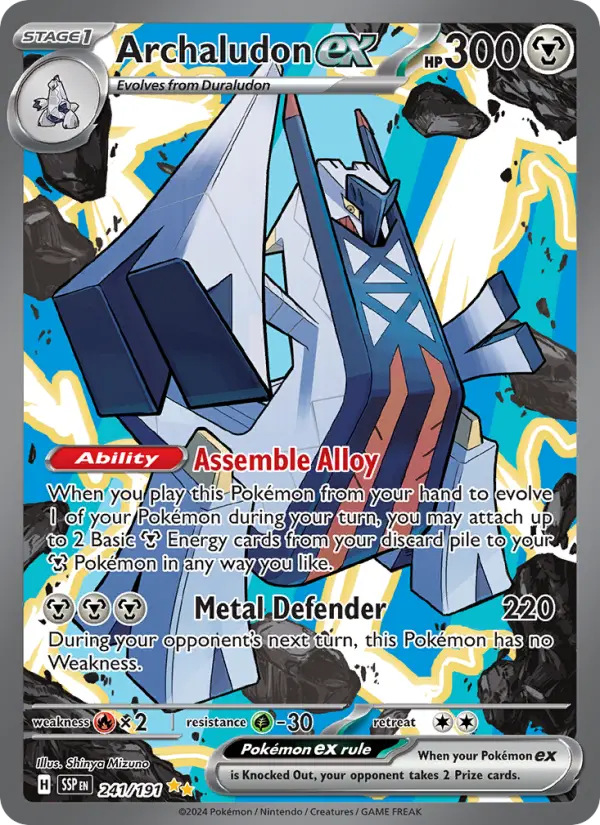 Archaludon ex card