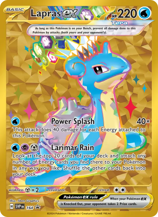 Lapras ex card