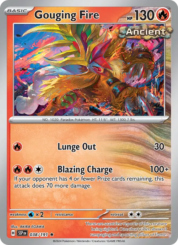 Gouging Fire card