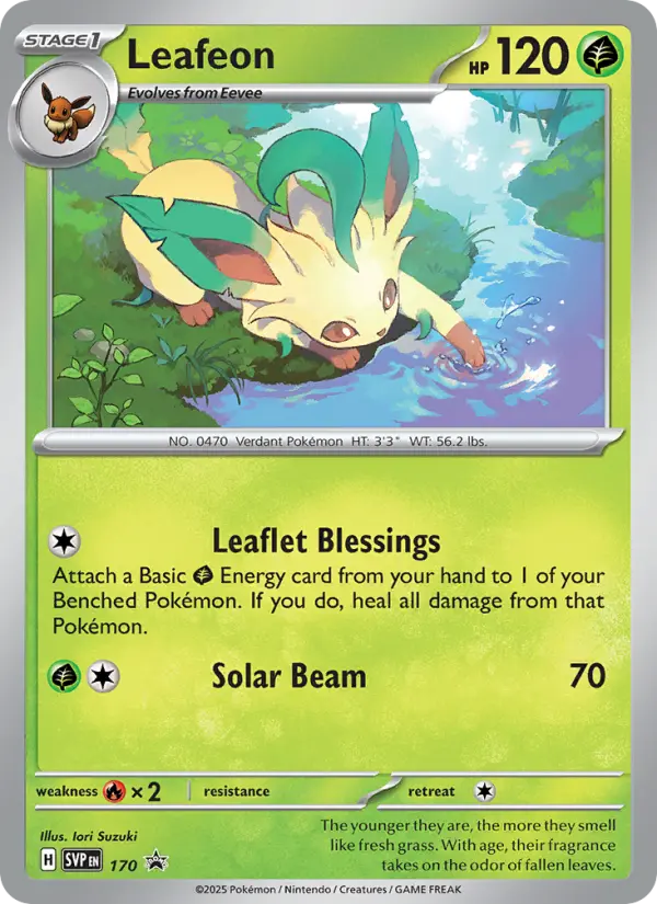 Leafeon card
