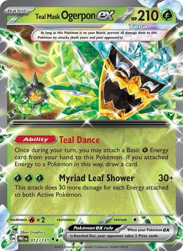 Teal Mask Ogerpon ex card