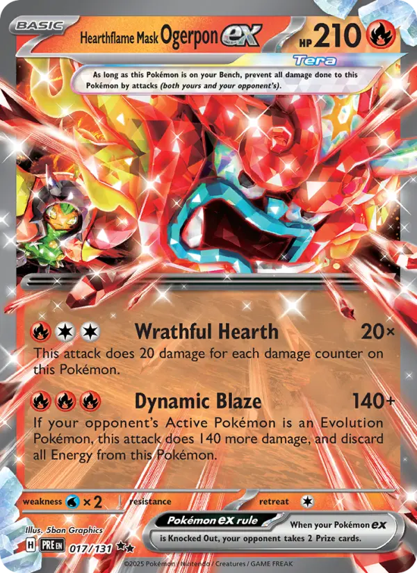 Hearthflame Mask Ogerpon ex card
