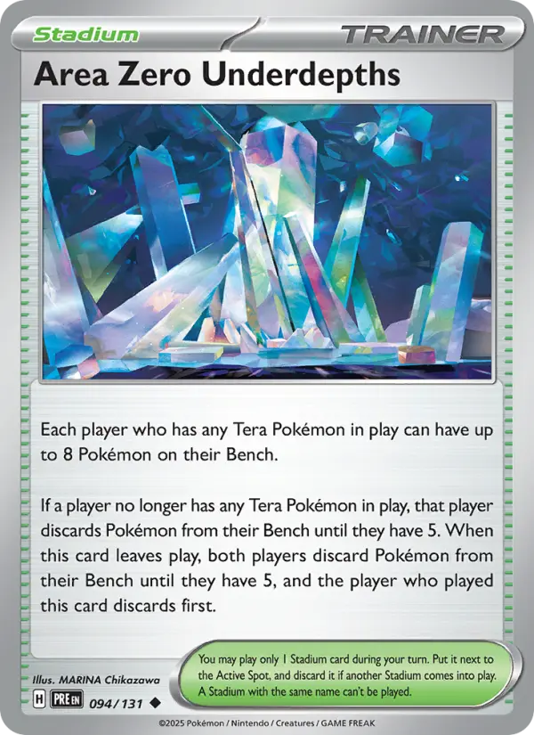 Area Zero Underdepths card
