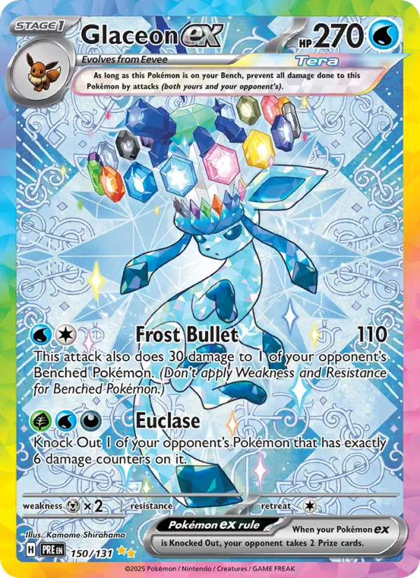 Glaceon ex card