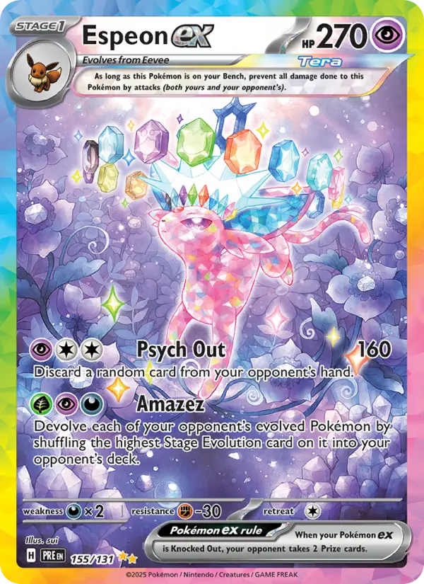 Espeon ex card