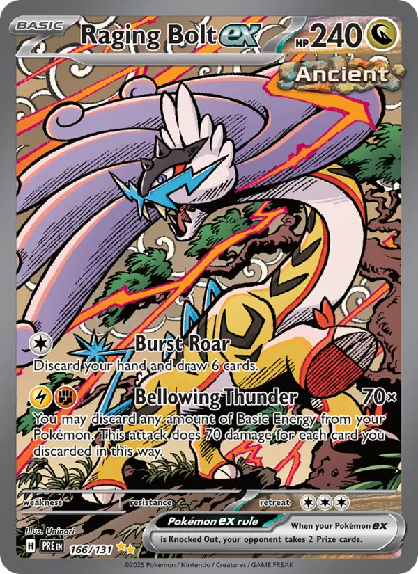 Raging Bolt ex card