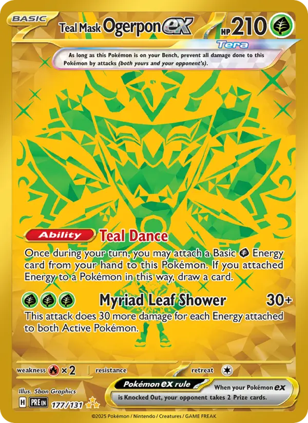 Teal Mask Ogerpon ex card
