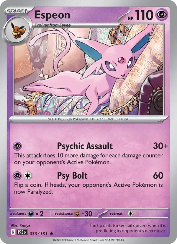 Espeon card