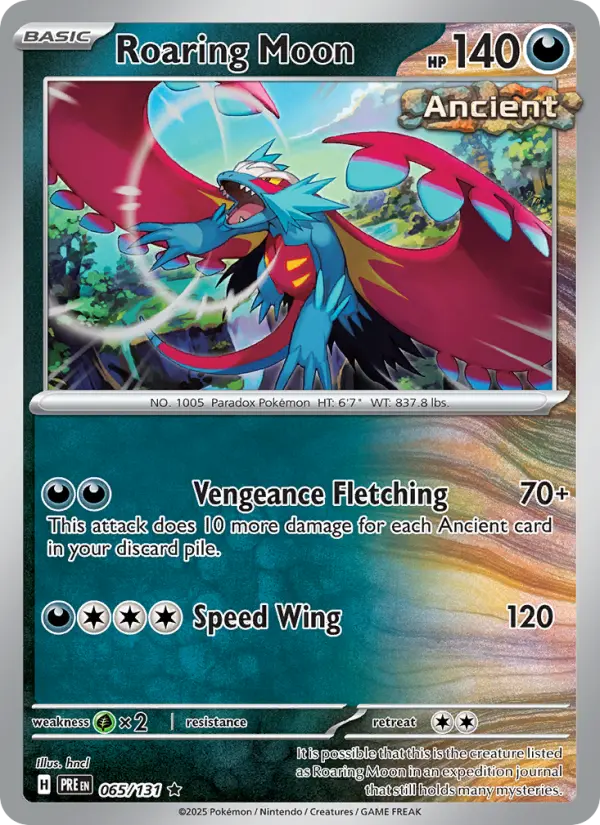 Roaring Moon card
