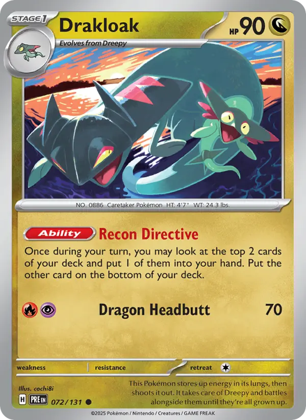 Drakloak card