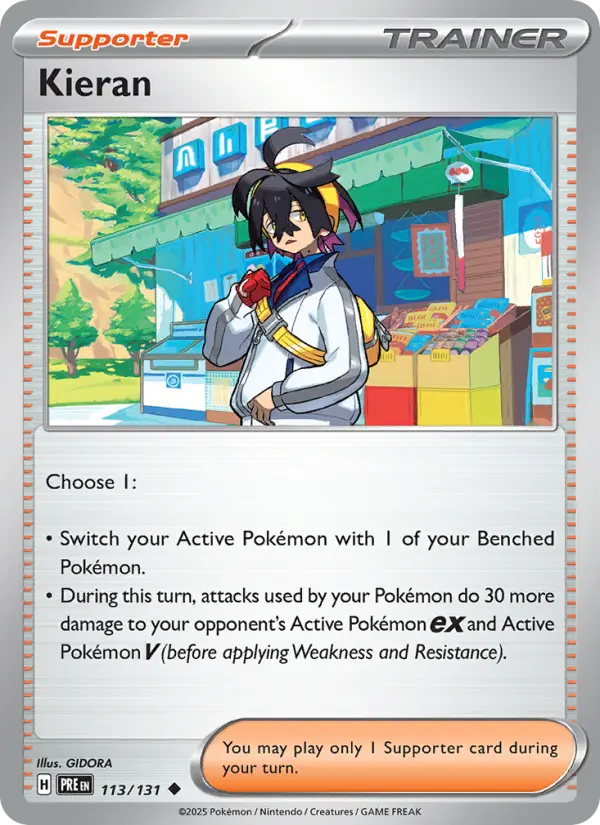 Kieran card