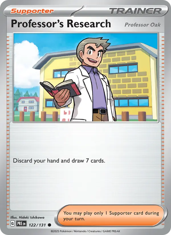 Professor's Research card