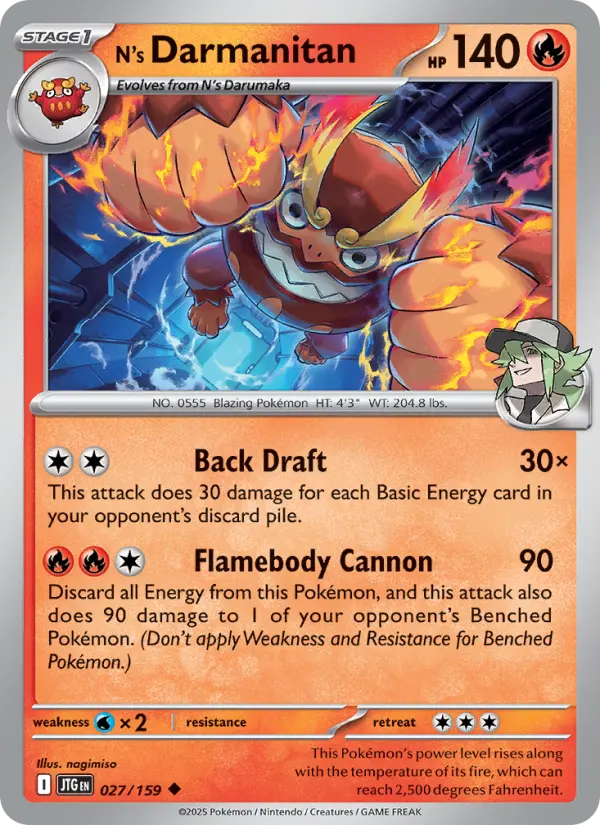 N's Darmanitan card