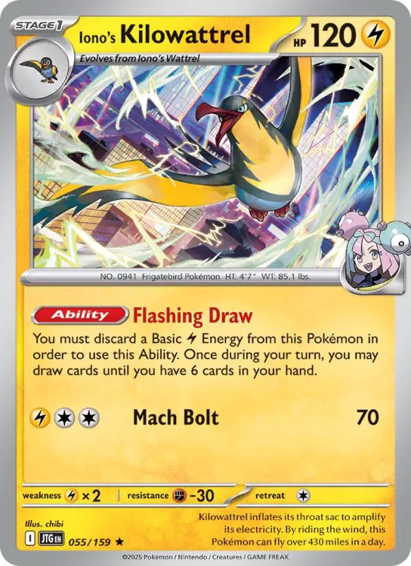 Iono's Kilowattrel card