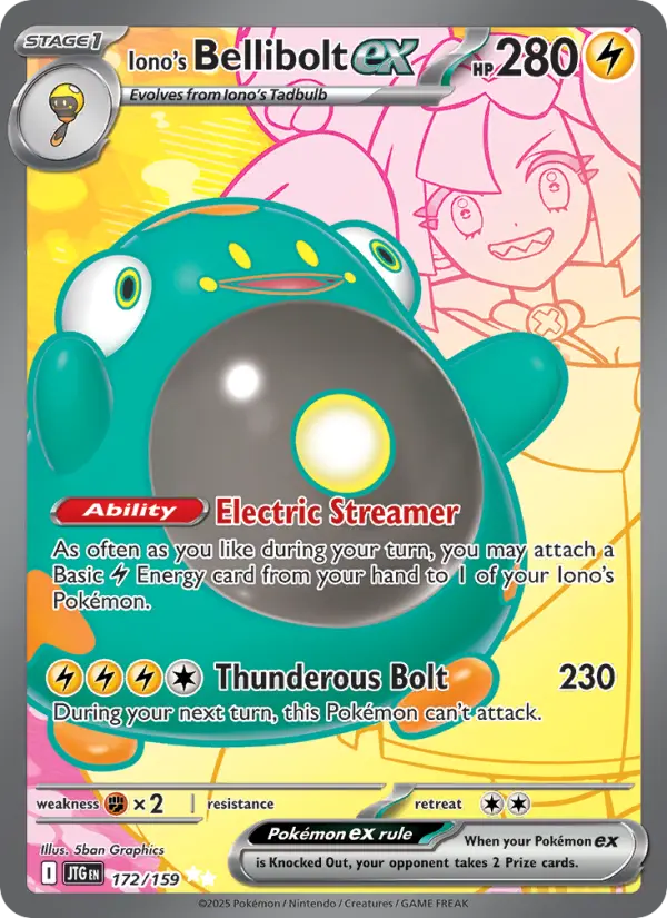 Iono's Bellibolt ex card