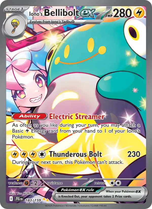 Iono's Bellibolt ex card