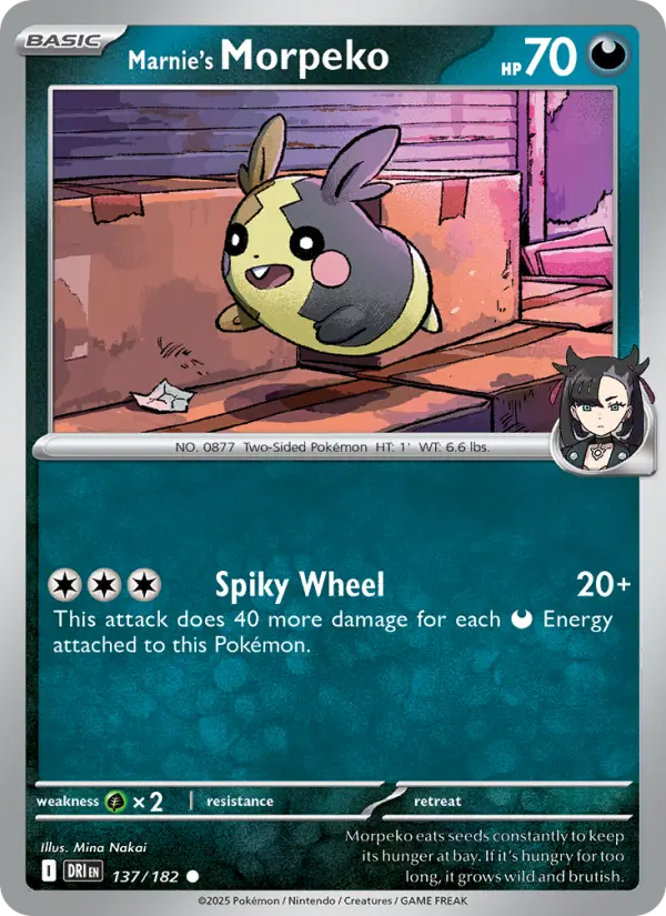Marnie's Morpeko card