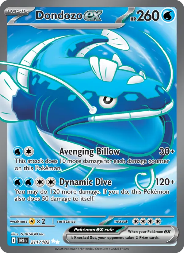 Dondozo ex card