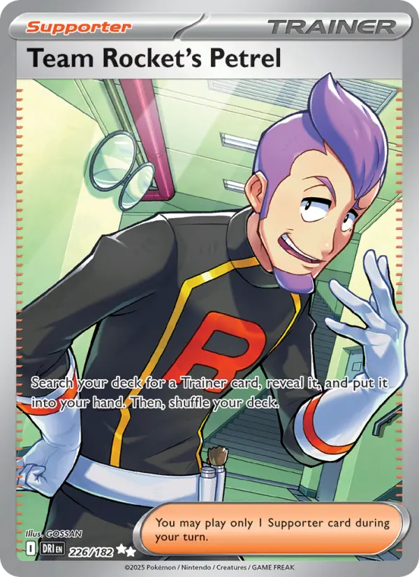 Team Rocket's Petrel card