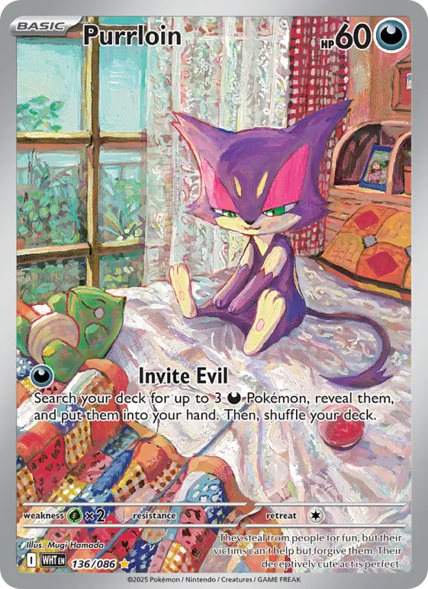 Purrloin card