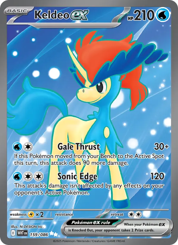 Keldeo ex card