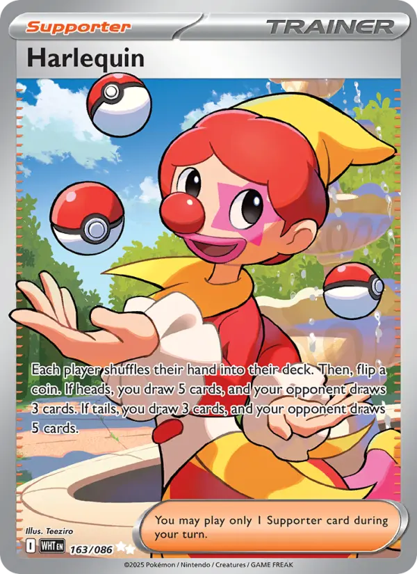 Harlequin card